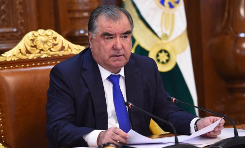 President Emomali Rahmon Presides an Extraordinary Government’s Meeting