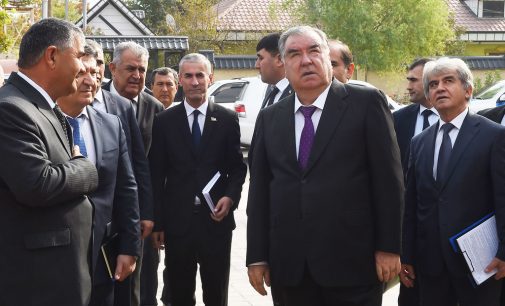 Глава государства Эмомали Рахмон открыл Лечебно-диагностическое учреждение «Оишаи Шахритус»