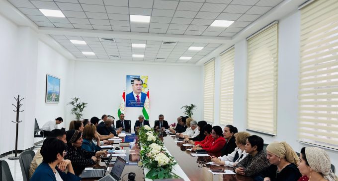 Первое заседание рабочей группы по координации и управлению лабораториями в Республике Таджикистане