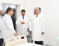 Leader of the Nation Emomali Rahmon Opens the Multifunctional Health Center in Danghara